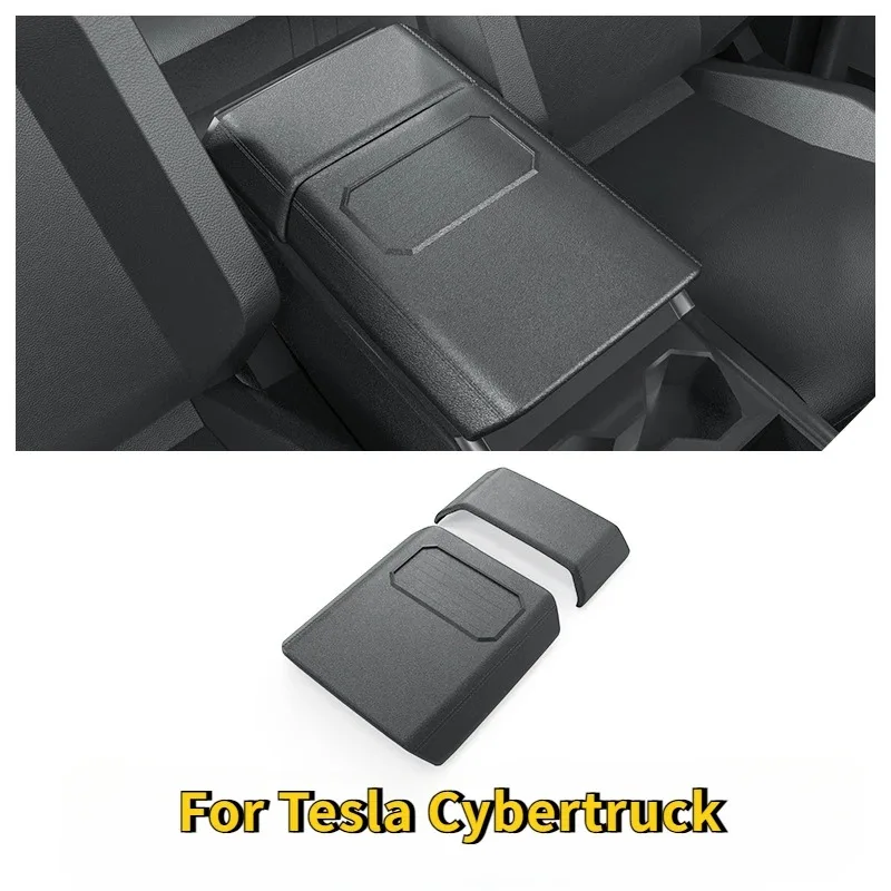 

Защитный чехол для подлокотника автомобиля из TPE для Tesla Cybertruck 2024-2025, полностью прилегающий, нескользящий коврик для телефона, аксессуары для интерьера автомобиля