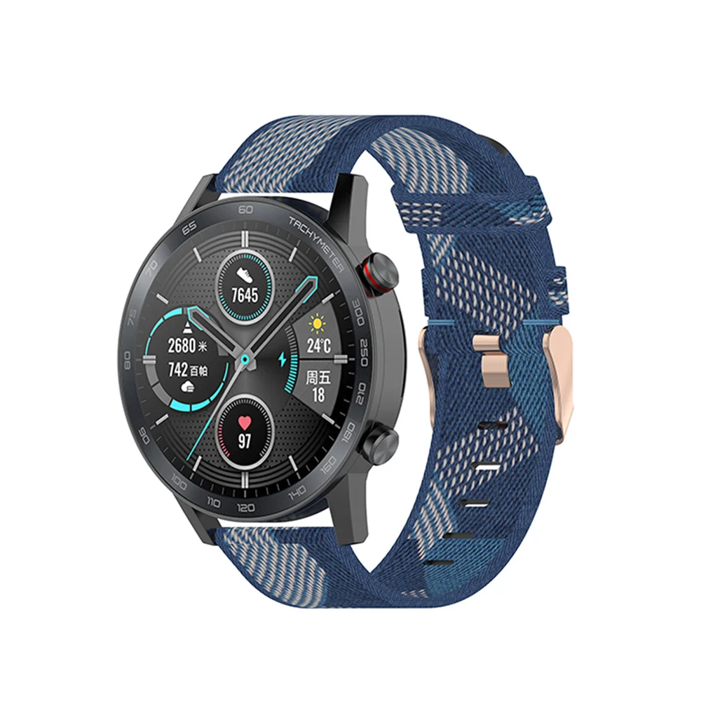 22มิลลิเมตรไนลอนถักสายนาฬิกาอุปกรณ์สำหรับ HUAWEI WATCH GT3 SE Watch STRAP