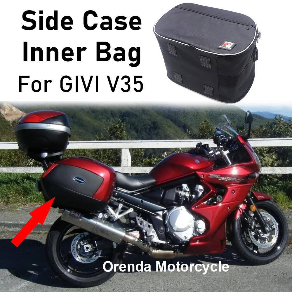 新しいバイクアクセサリー-サイドケース-インナーバッグ-サドルバッグ-パニアライナー-ラゲッジケース-ライナーバッグキット-ブラック-givi-v35-v-35用