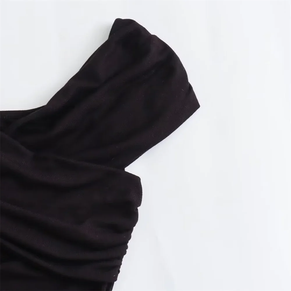 2024 여성 섹시 원라인 넥 타이트 점프수트, 캐주얼 패션, 신상품