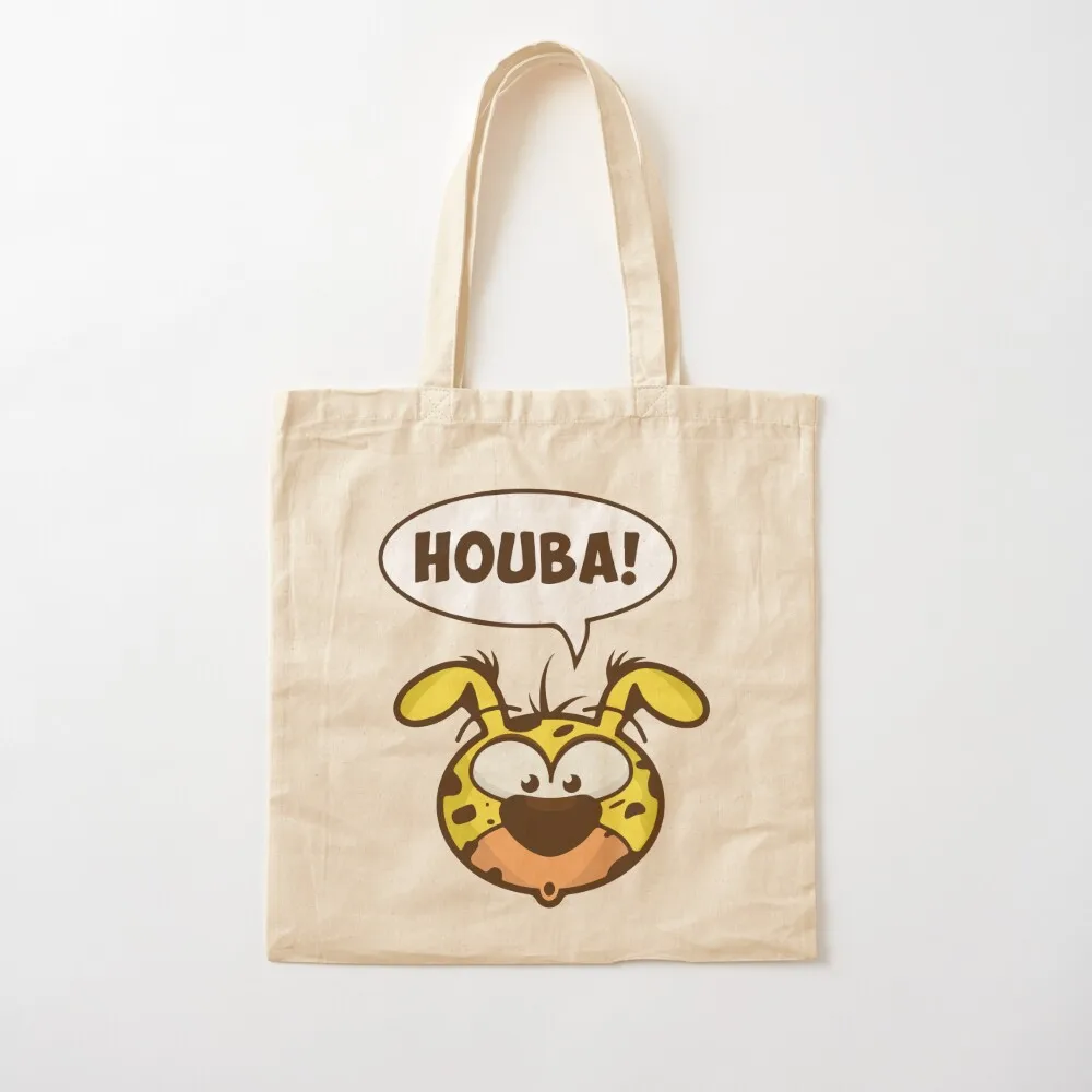 

Marsupilami houba Tote Bag reusable grocery bags tote bags aesthetic Canvas bag for women Fabric bag Canvas Tote