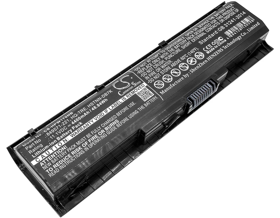 CS Notebook Laptop Battery for HP Omen 17-w000 w002ng w003ng w005ng w006ng w007ng w008ng w009ng Fits 849571-221 241 251 849911