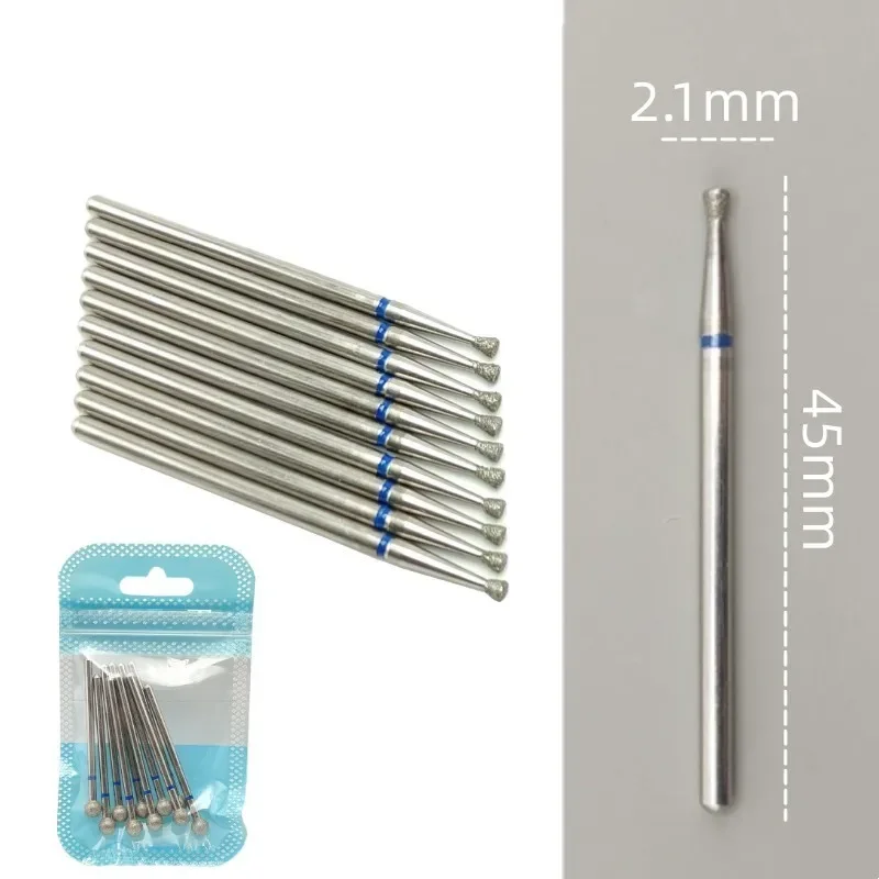 10 teile/satz Diamant Nagel Bohrer Rotery Elektrische Fräser für Pediküre Maniküre Dateien Häutchen Grat Nagel Werkzeuge Zubehör