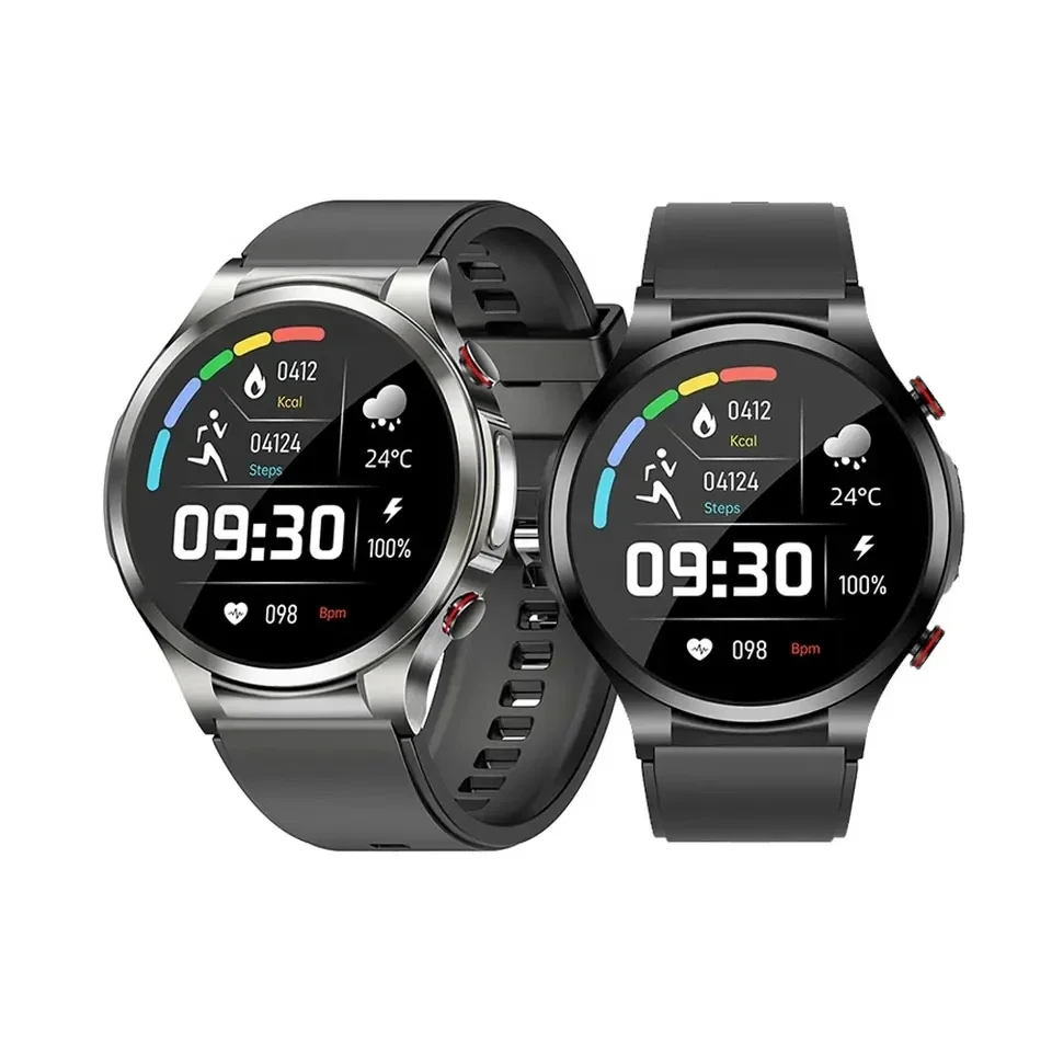 New Blue tooth Dial Call Sleep Monitor PPG ECG Monitoring Smartwatch 2023 Round Smart Watch Waterproof