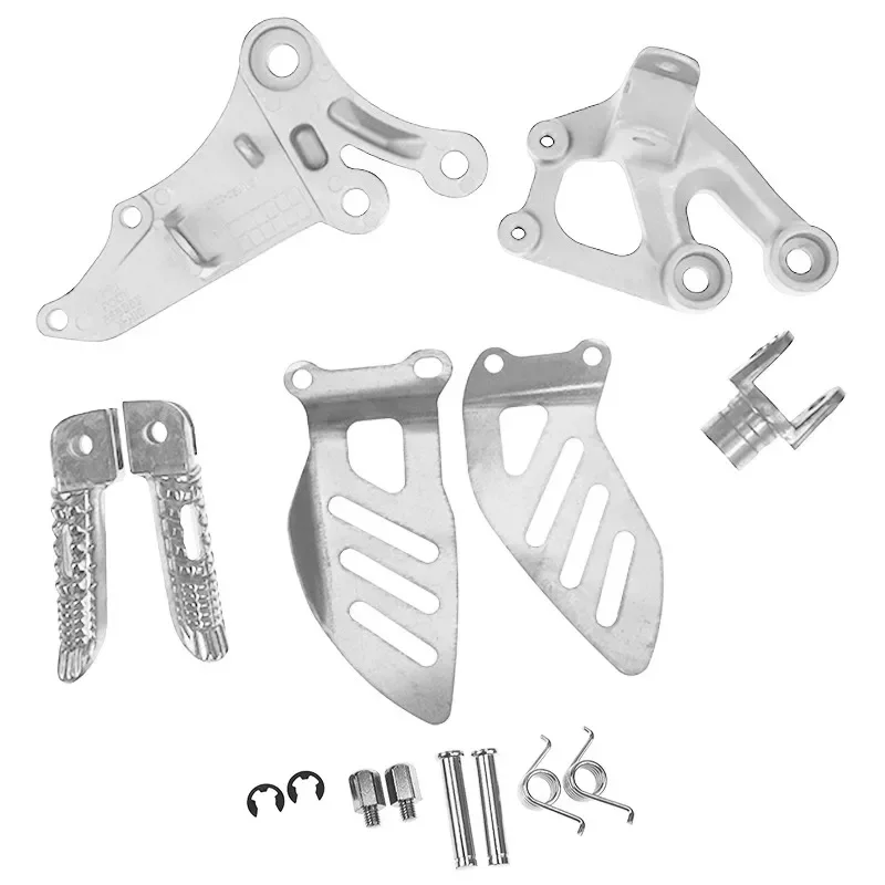 Motorcycle Front Footrests Foot Pegs Rest Bracket Set Fit For Suzuki GSXR600 GSXR750 2006 2007 2008 2009 2010 GSXR 600/750