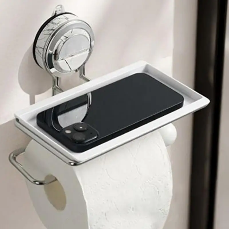 

Держатель для туалетной бумаги из нержавеющей стали без сверления, настенное крепление, диспенсер для рулонов салфеток, органайзер, полка для ванной комнаты