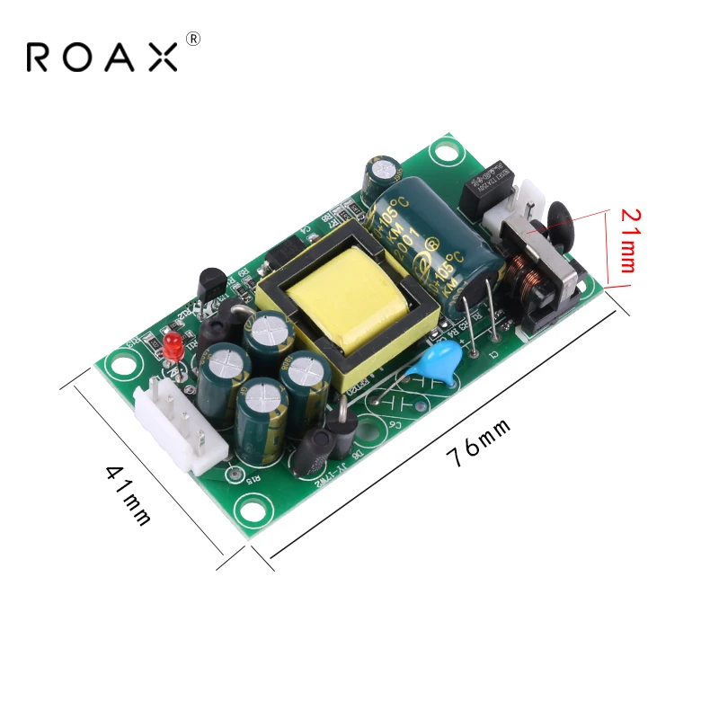 Alimentação de comutação de tensão dupla 12v 1a/5v1a17wacdc isolamento step-down placa de alimentação de comutação