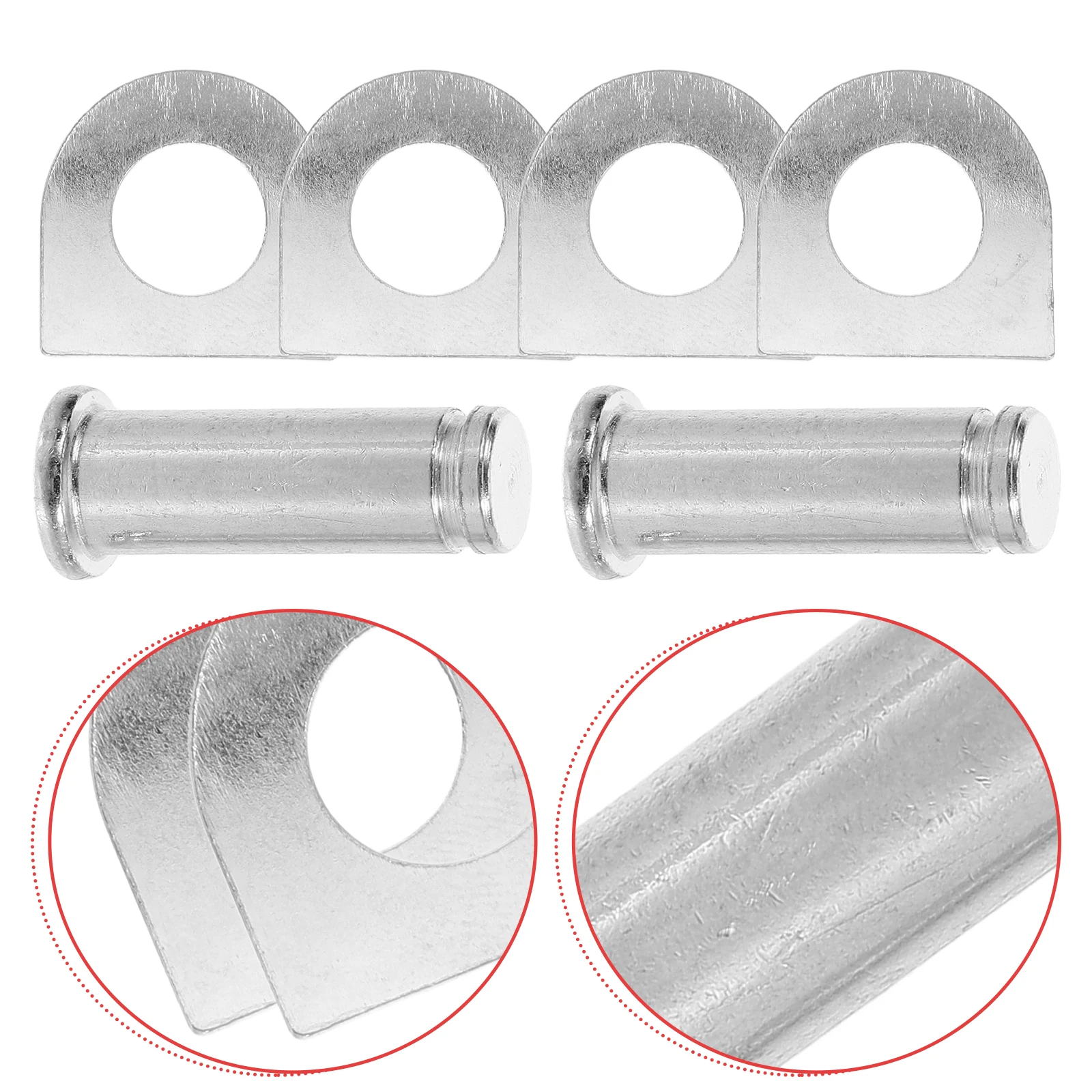 

Motorcycle Footrest Pedal Peg Mount Bolt Silver Footrests Accessories Spring Washer Screw Durable Material Easy Installation