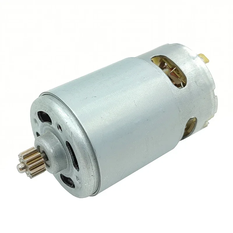 RS-550 Motor 9 Teeth / 12 Teeth DC 10.8V 12V 14.4V 16.8V 18V 21V 25V High Speed Large Torque for Electric Hand Drill Garden Tool