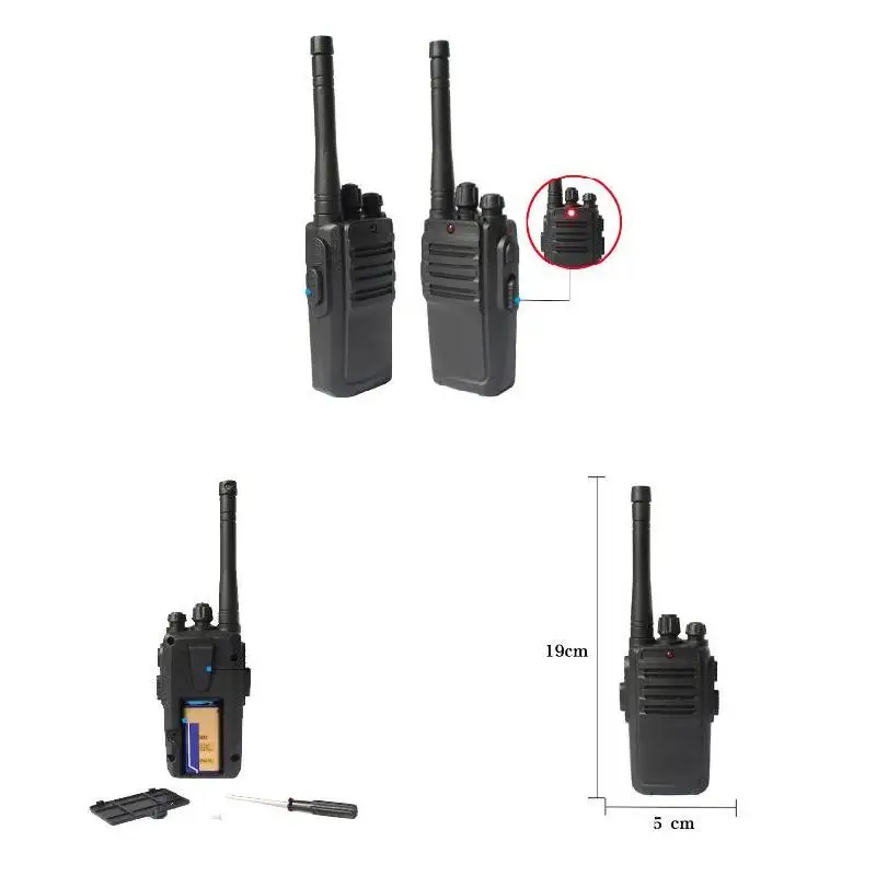 Mini Walkie Talkie portátil para niños, transceptor de radiofrecuencia, Radioaficionado, juguetes para niños, regalos B88, 2 uds.