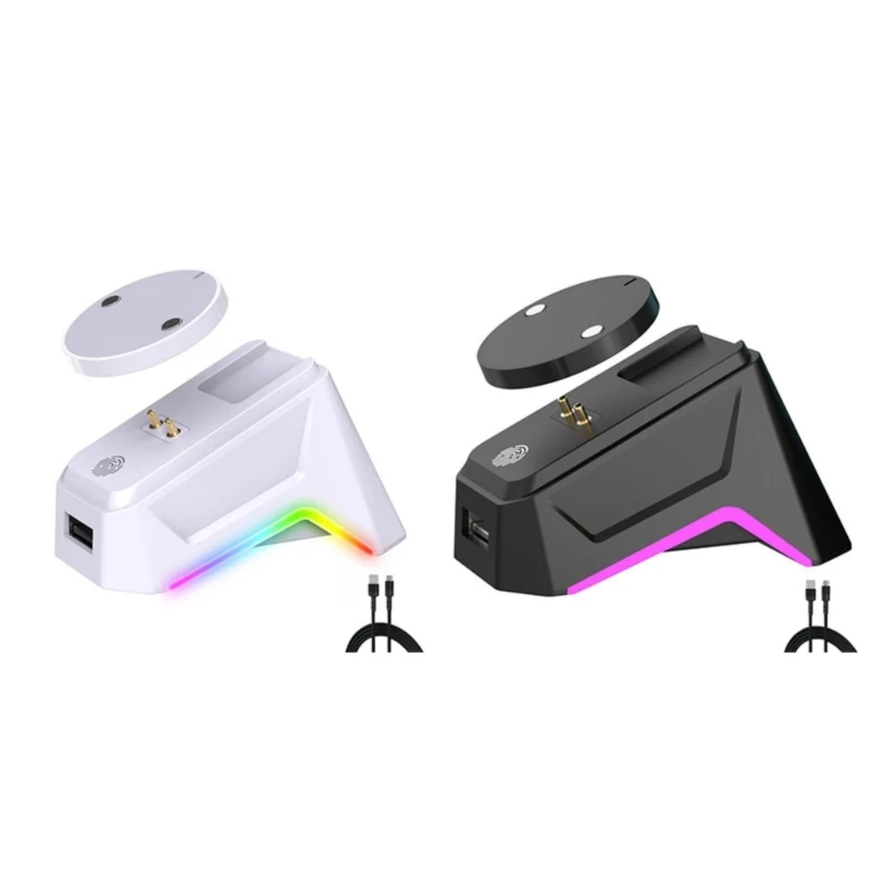 

U55C Plastic And Metal Charging Base With LED Effects For G502 X GProX Superlight 2
