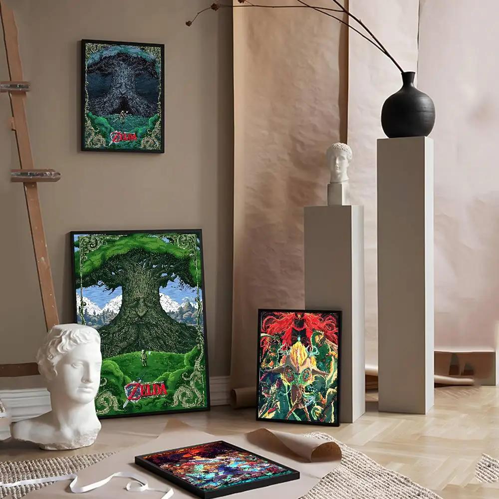 Legend Video Game Z-Zeldas Classic Movie Posters Vintage Room Bar Cafe Decor Nordic Home Decor