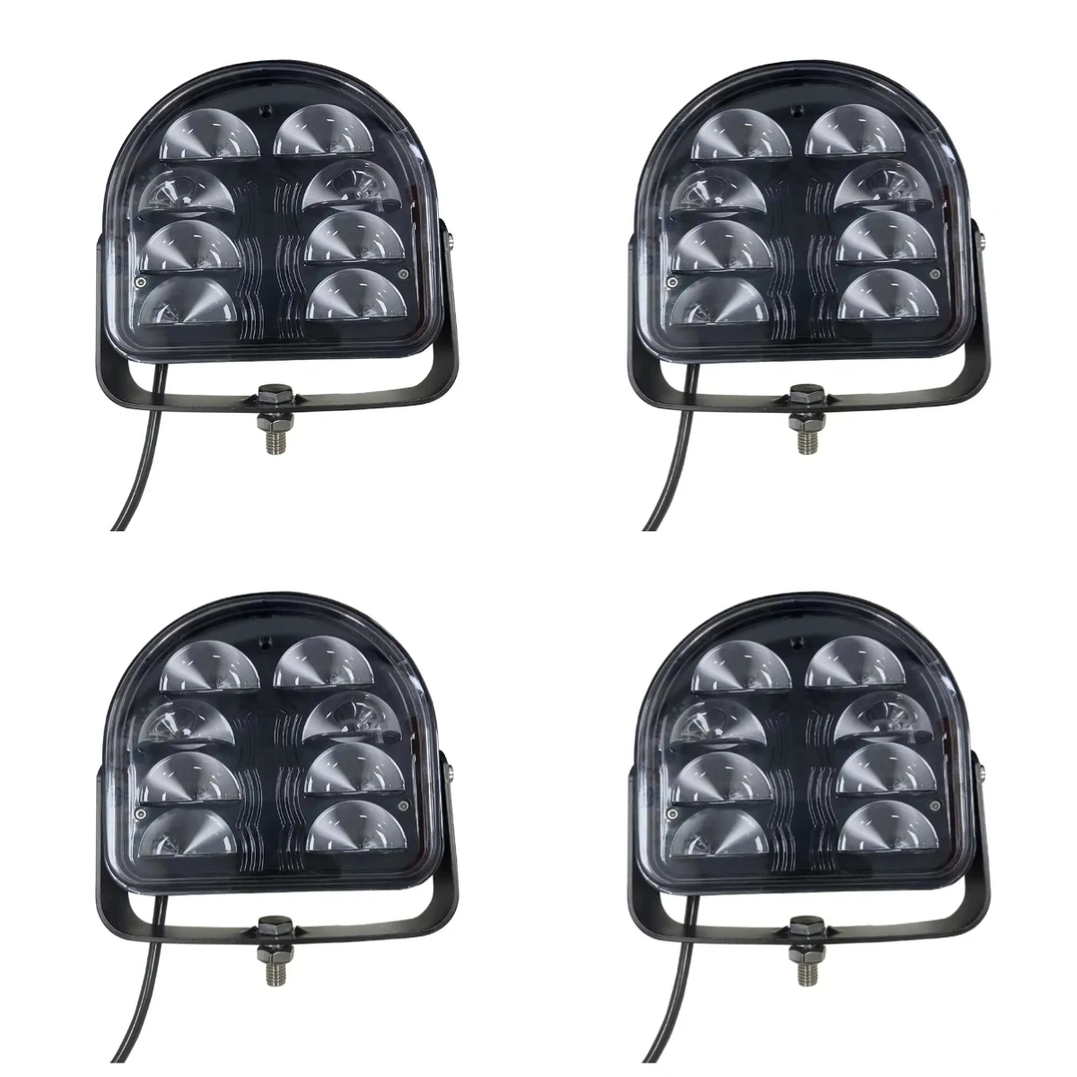 

24W 2 Years Warranty Led Forklift U-shape Warning Light IP67 Waterproof Diecast Aluminum Arc Zone Beam Blue/Red/Green Safety