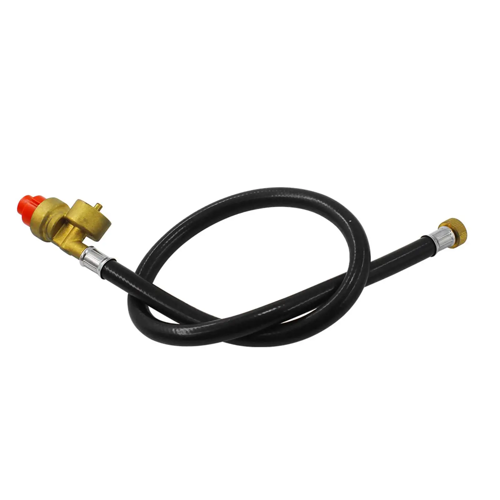 Regulador de Gas Propano Butano para Estufa de Camping, Manguera y Adaptador Metálico Resistente para Quemador de Gas Portátil, Senderismo y Picnic