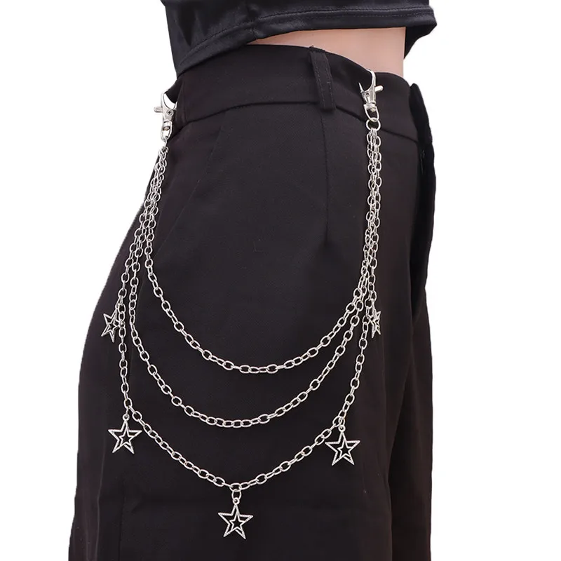 Hip Hop Pants Belts Chain Secure Travel Wallet Chain Heavy Duty Jeans Chain