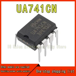 100PCS DIP8  UA741CN UA741CP UA741 OP Amp LM741 741  OPAMP GP 1MHZ