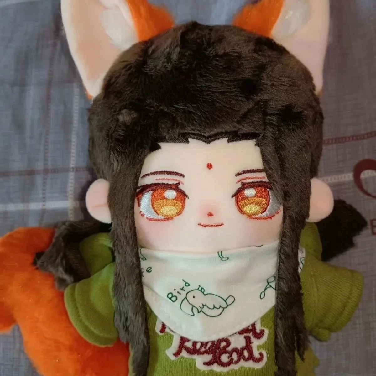 Grandmaster of Demonic Cultivation Mo Dao Zu Shi Jin Guangyao 20cm Soft Plush Stuffed Doll Body Dress Up Cotton Stuffed Toy Gift