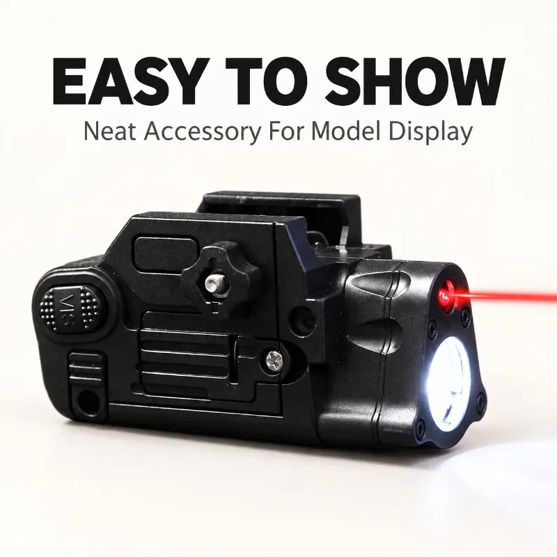 Dual‑purpose Under‑mount Ornament Light, Bright Torch and Beam Indicator Accessory for Hobby Collection