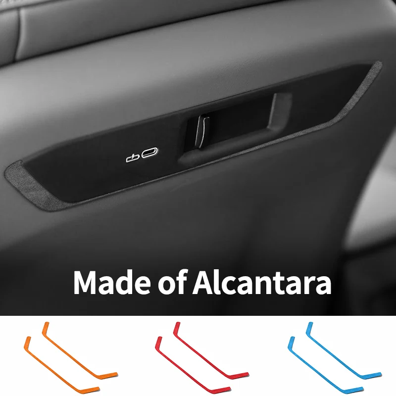 

For BMW X3 G485 G48 (2025-) Front Seat Rear Panel Decoration Cover Trim Stickers Made of Alcantara Interior Tuning Accessories