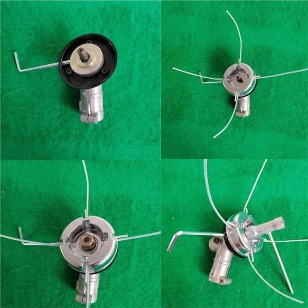 Universal Trimmer Head Labor-saving Rust-proof Lawn Mower Accessories with 20pcs Trimmer Lines No Damage To Branches