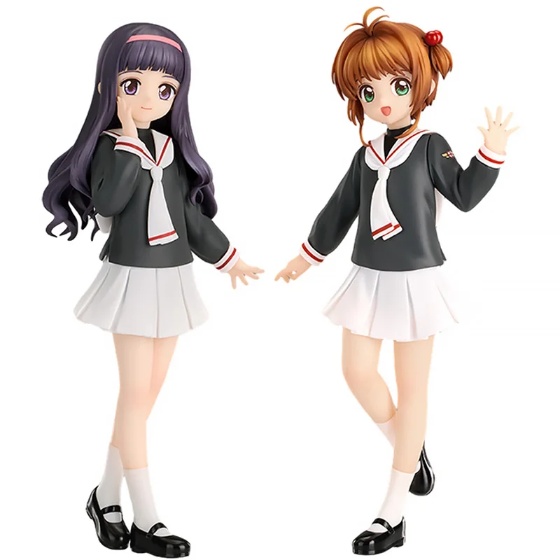 In Stock Original Good Smile GSC POP UP PARADE Kinomoto Sakura Daidouji Tomoyo 16CM Anime Figure Model Collectible Action Toys