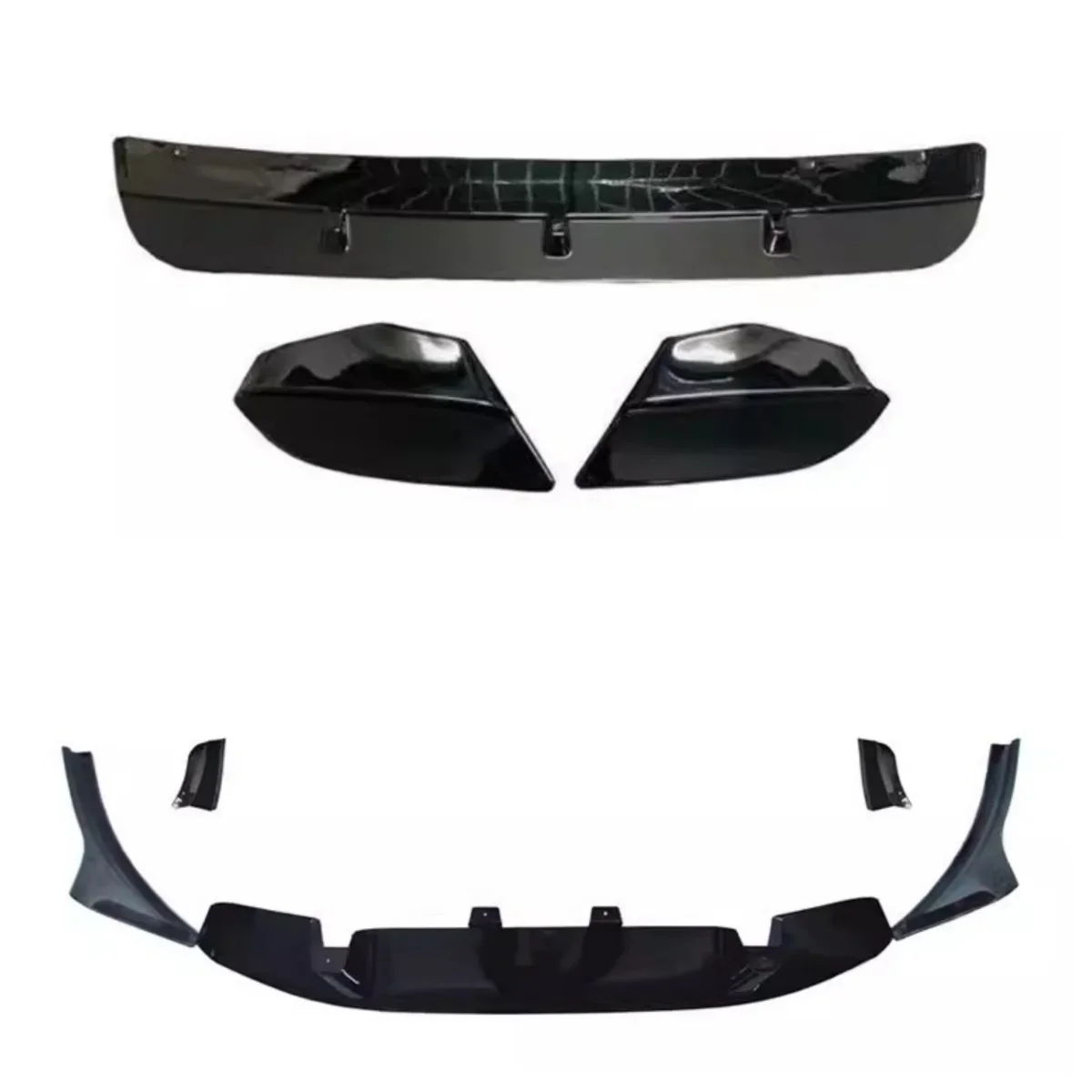 

Front lip for BMW F97 F98 X3M X4M modified Gloss black Auto front small surround Front shovel Car Accessories