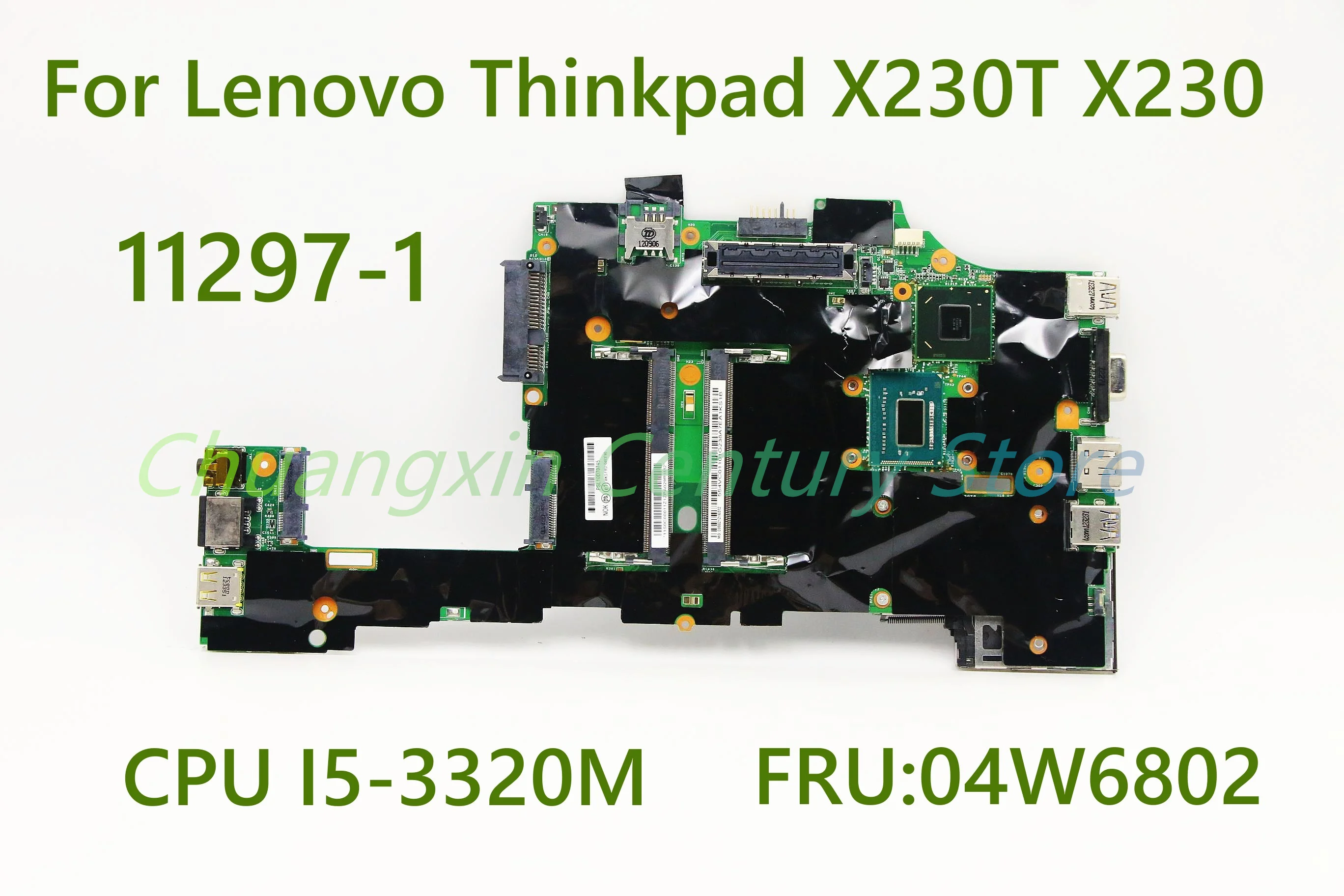 

For Lenovo Thinkpad X230T X230 Laptop motherboard 11297-1 with CPU:I5-3320M i7-3612QE/3615QE 100% Tested Fully Work