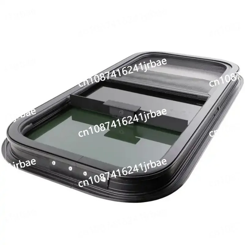 

RV Push Pull Window Rounded Corner Waterproof Sealed UV Proof Polished For Camper Engineering Vehicle RV