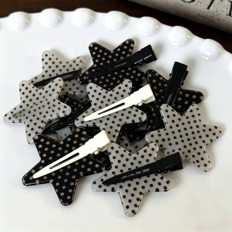 presilha-de-cabelo-simples-preta-e-branca-com-bolinhas-grampos-de-cabelo-invisiveis-portateis-e-leves-ferramentas-de-beleza-e-moda-para-cabelo
