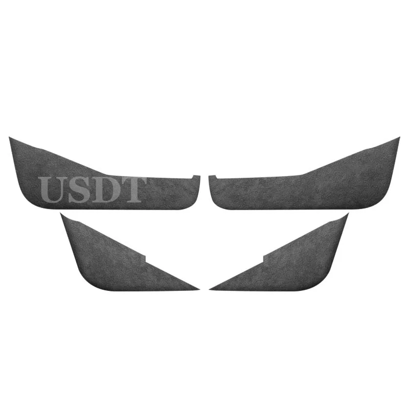 4Pcs Car Door Anti Kick Protection Pad Panel For ZEEKR X 2023 2024 2025 Suede Auto Doors Anti-Dirty Trim Interior Accessories - Image 4