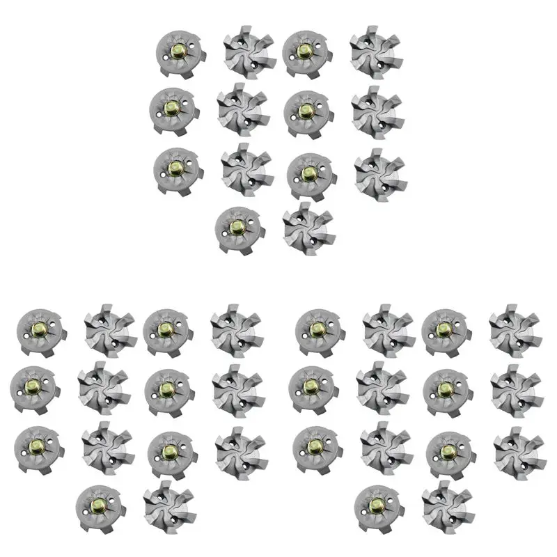 

AEF6-42Pcs Golf Spikes Pins Turn Fast Twist Shoe Spikes Replacement Set Ultra Thin Cleats Pins Golf Spikes