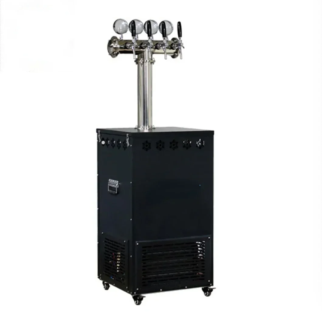 Hot selling Stainless Steel beer cooler kegerator draft beer dispenser tower machine with factory price  barril de chope brewing