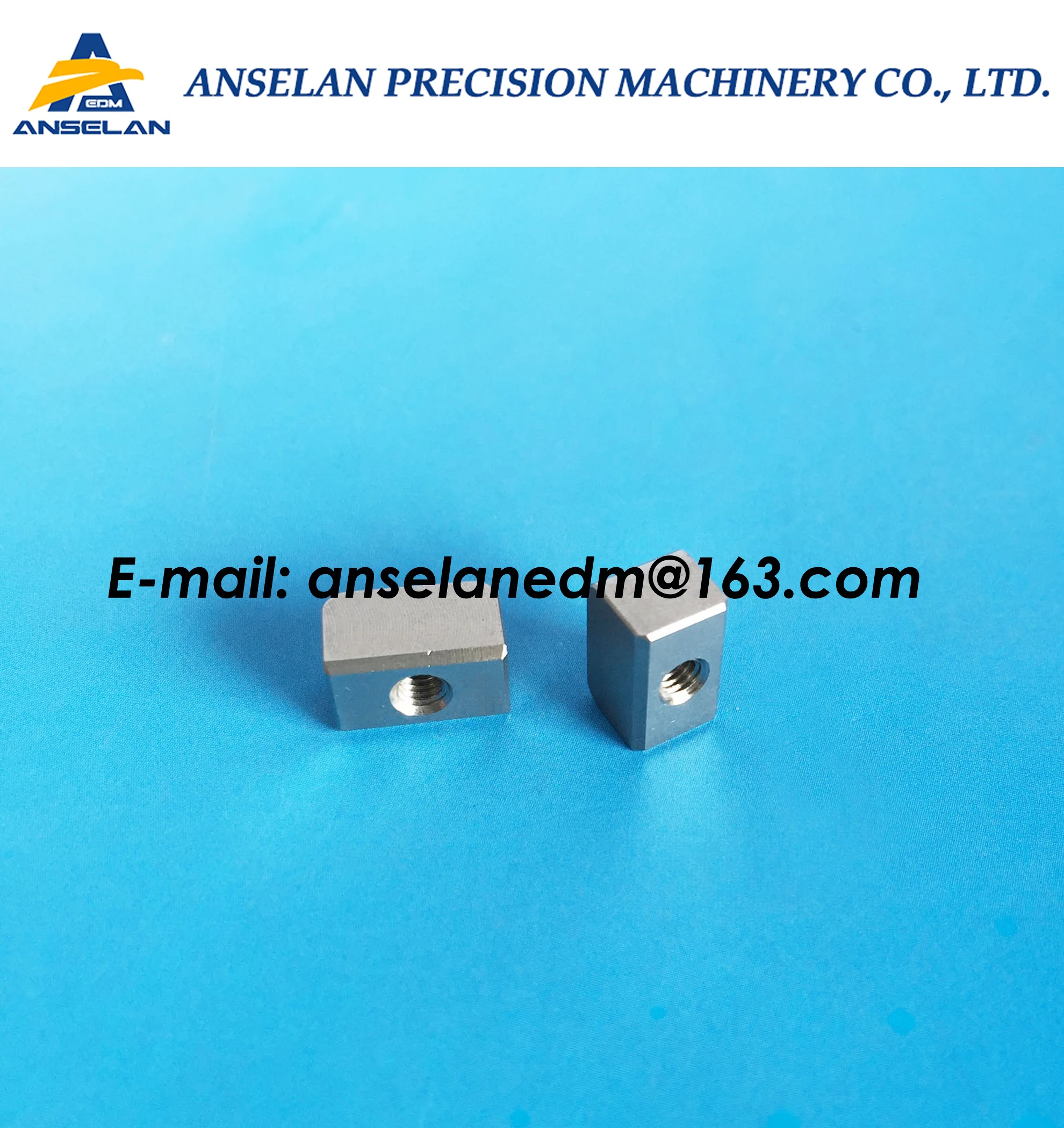 (2pcs) A290-8102-X657 edm Cutting Electrode F603 6x6x10mm Upper for Fanuc 0iA,0iB,0iC series w/edm machines edm electrode pin