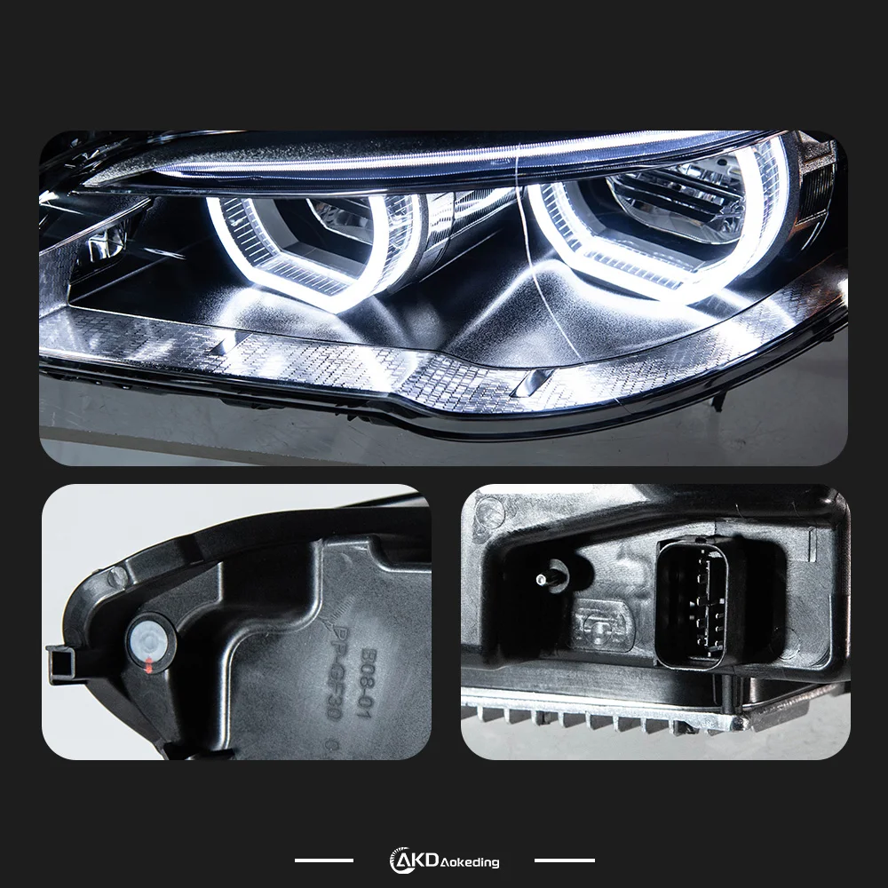Car Lights for BMW F10 F18 2011-2017 5 Series 520i 530i LED Auto Headlight Assembly Upgrade High Configure Design Accessories