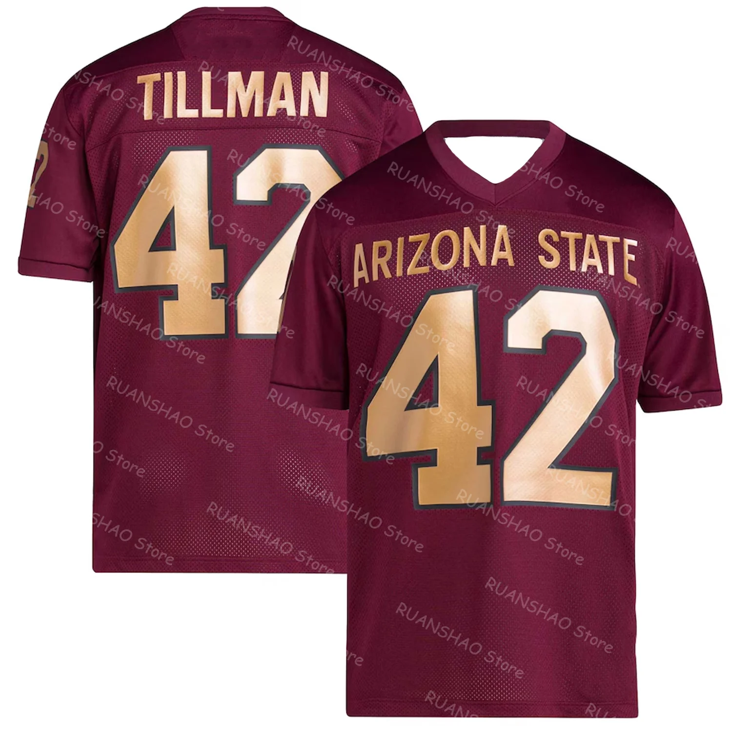 24/25 New Arrive Style Pat Tillman 42 Arizona State Devils Football Premier Jersey Maroon Men Women Football Jersey Cool Top Tee