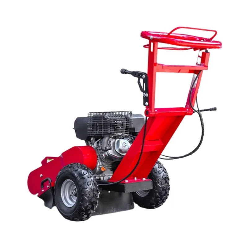 High Power Forestry Wood Stump Tree Root Removal Machine Construction Retail Featuring Essential Gear Bearing Timber Trailer
