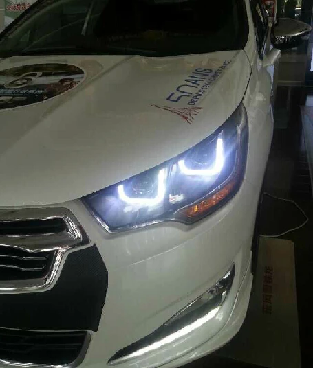 HID,2012~2015,Car Styling,Citroe C4L Headlight,Elysee,xsara,c4 picasso,c5,zx,c-quatre,c-triomphe;C4L head lamp