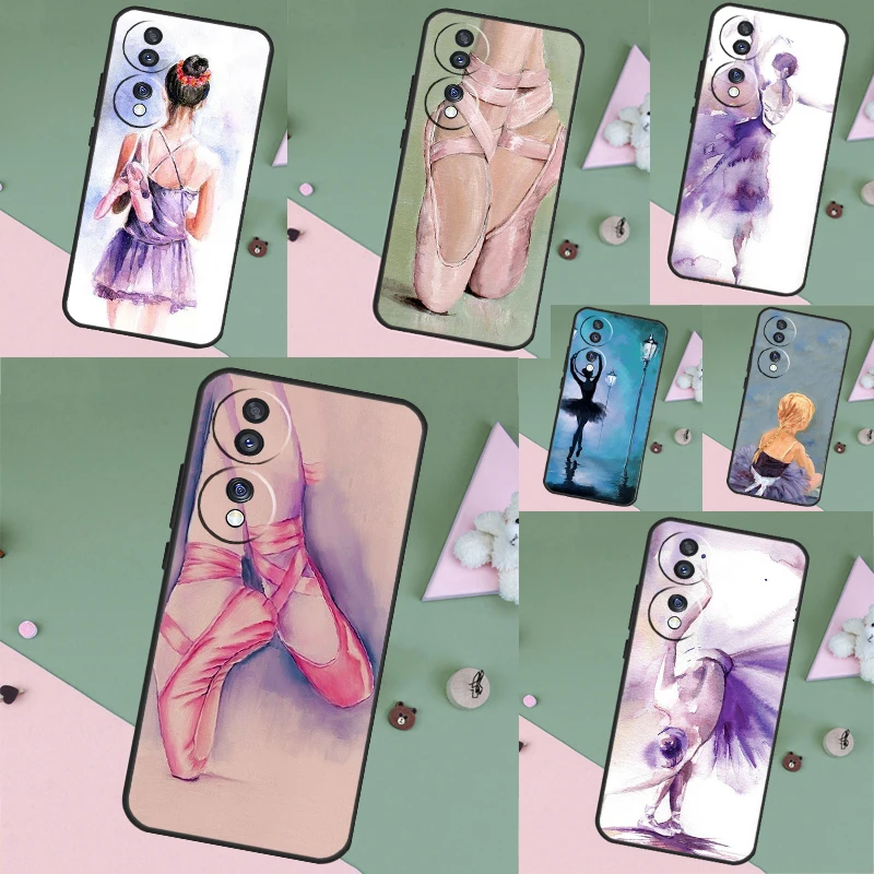 Ballerina Dance Funda Case For Honor Magic 5 Lite Pro X6a X7a X8a X9a X7 X8 X9 8X 9X Honor 70 50 90 Lite