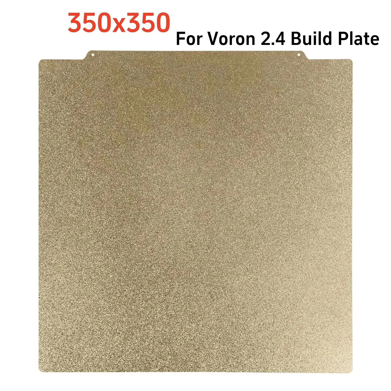 For Voron 2.4 Build Plate 350x350 Textured PEI Sheet Double Sided Magnetic Spring Steel Sheet for FYSETC Voron 2.4 Hot Bed Shee