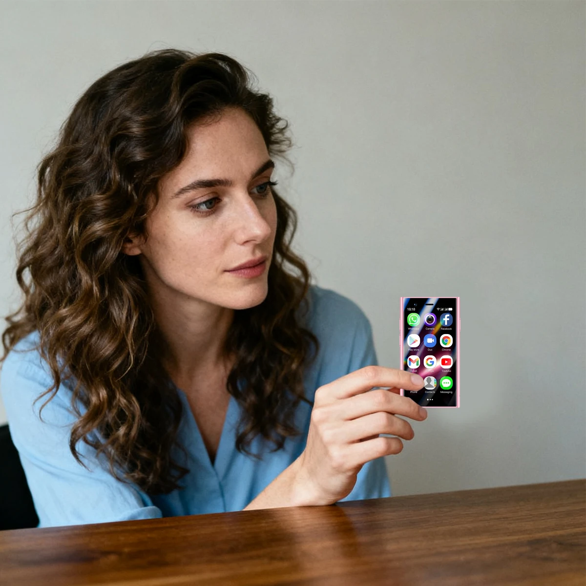 هاتف ذكي S24PROMAX Mini، Android 8.1، شبكة 4G، يدعم Play Store، شاشة 3.0 بوصة، هدية مثالية للطلاب