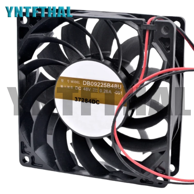 New 9025 A48V DB09225B48U 9CM 0.26 A TWO-Wire  Cooling Fan