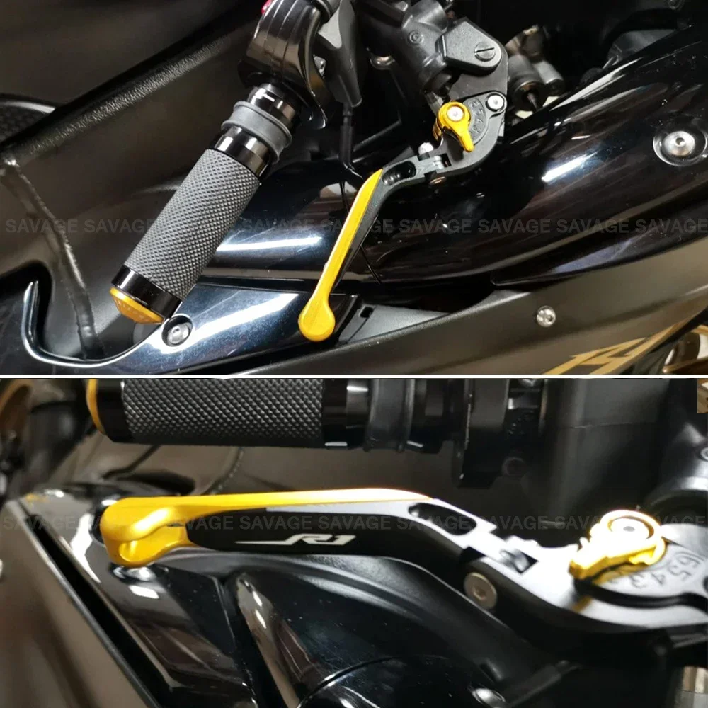 R1 Brake Clutch Levers For YAMAHA YZFR1 YZF-R1 R1M R1S 2004-2024 Motorcycle Adjustable Folding Extending Control Handles