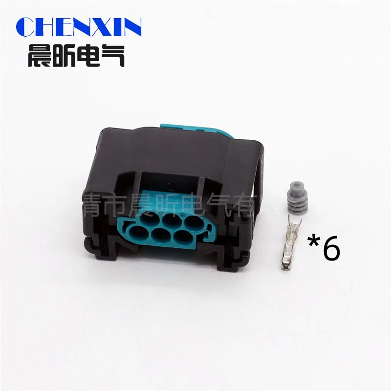 car accessory 6 Pin 9-967616-1 Automotive Throttle Sensor Plug Electric Waterproof Socket Accelerator Pedal Connector