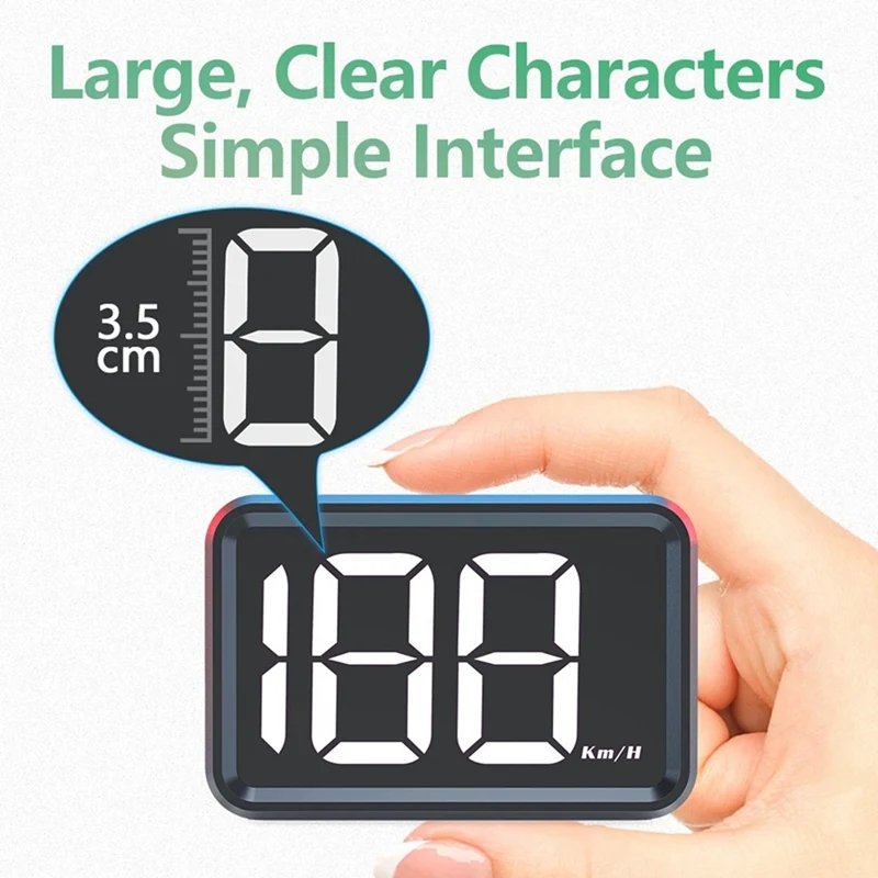 GPS HUD Car Electronics Digital Speedometer For Car Motorcycle HD LED Accessories - view 4