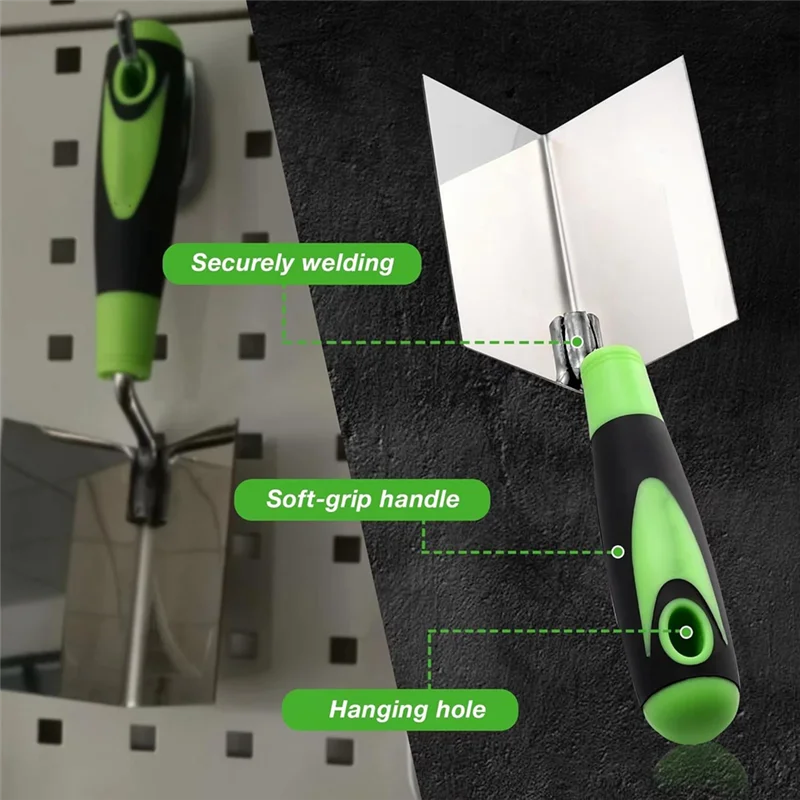 ABZC-ドライウォールコーナーツールセット＆内部コーナートロウェル、外側コーナーナイフと内側コーナーナイフ