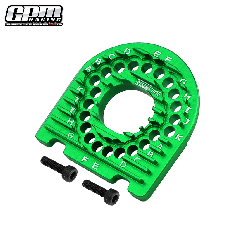 GPM 1/10 4-TEC 3.0 Corvette Stingary-93054-4 TRAXXAS Alu7075 Motormontageplaat en koellichaamvinnen