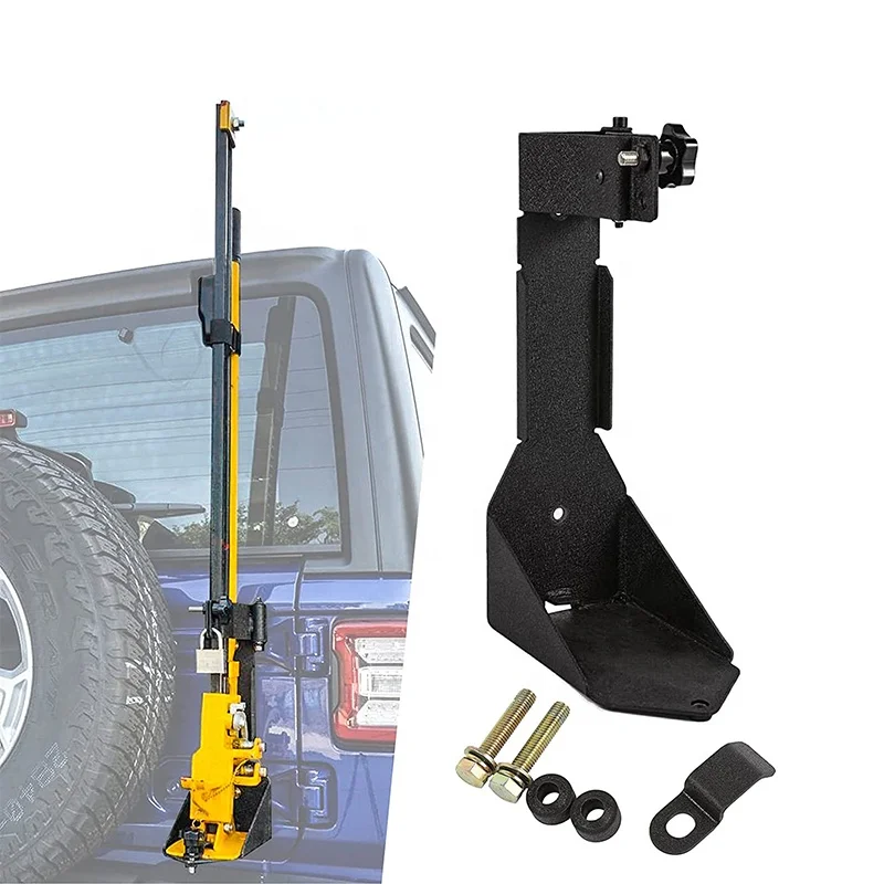 

LLevo Offroad JL Tailgate High Lift Jack Bracket Rear High Lift Mount For Jeep Wrangler