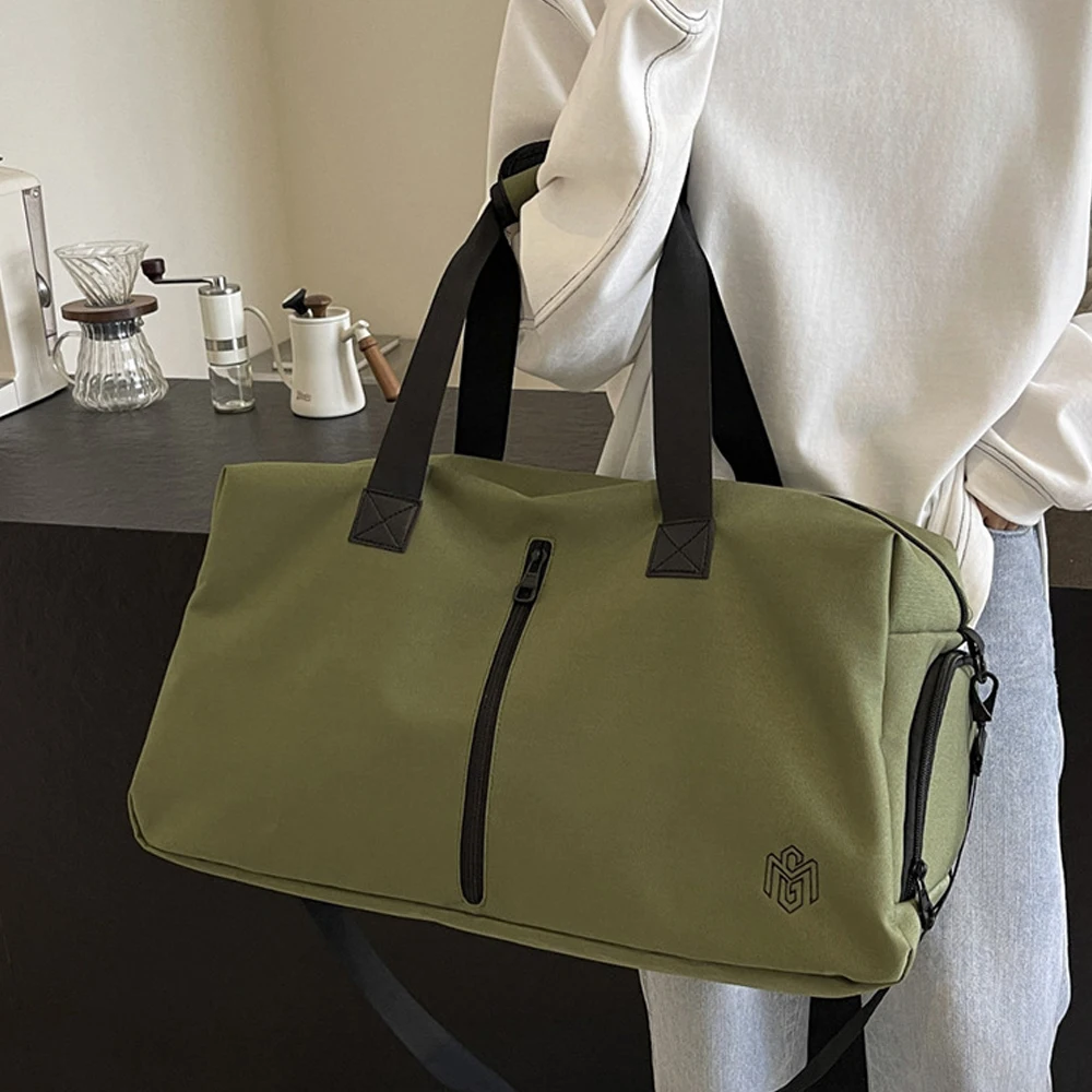 1PCS Compact Sports Gym Bag for Women and Man, Duffle Bag with Wet Pocket & Shoes Compartment, Personal Item Travel Workout Bag