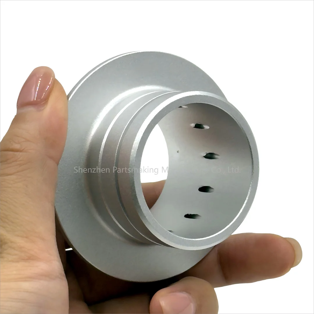 6061 Aluminum Silver Anodized CNC Parts - Custom Precision Metal Components