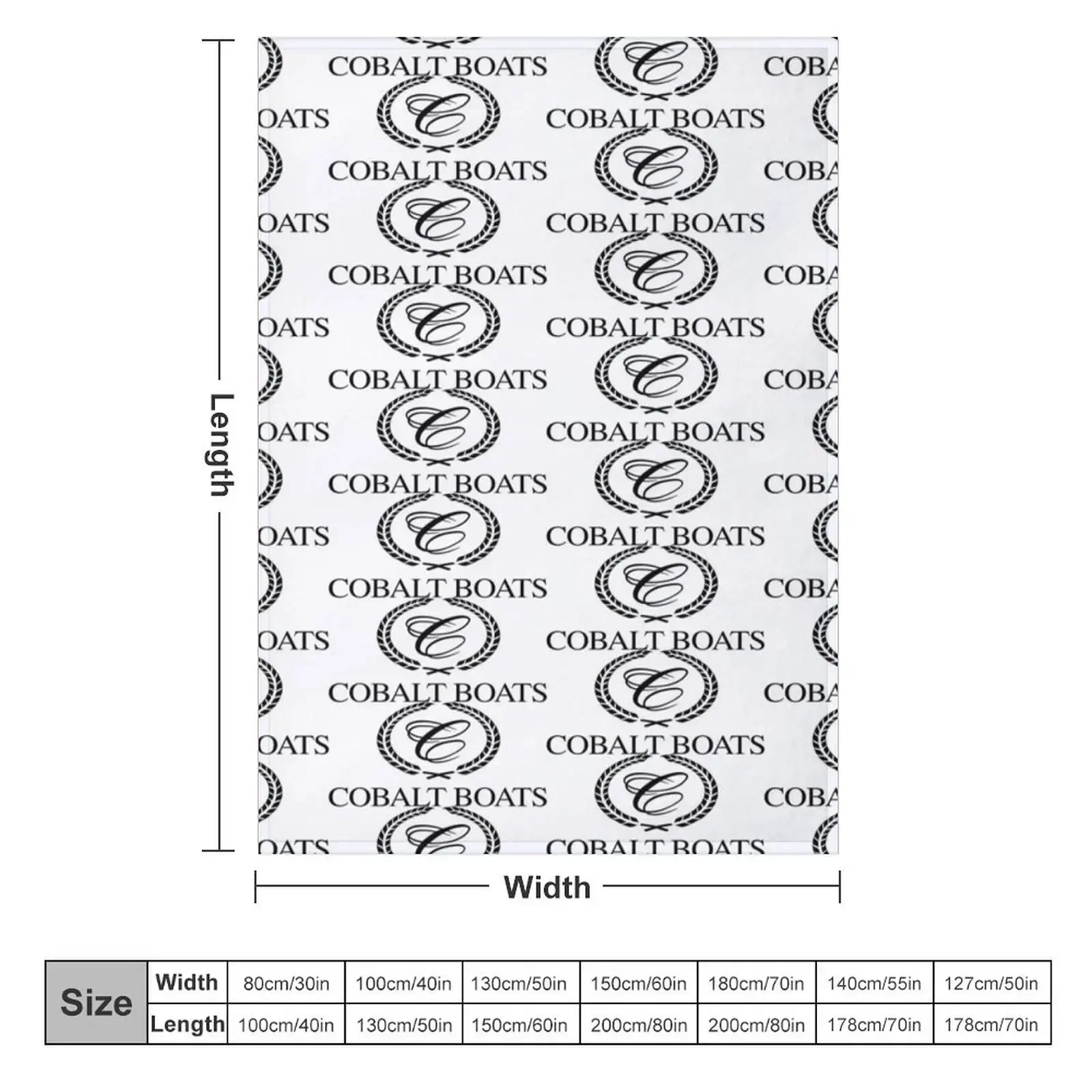 Cobalt Logo Classic Cruiser Throw Blanket Warm warm for winter Blankets For Baby Sofa Throw Tourist Luxury Brand Blankets